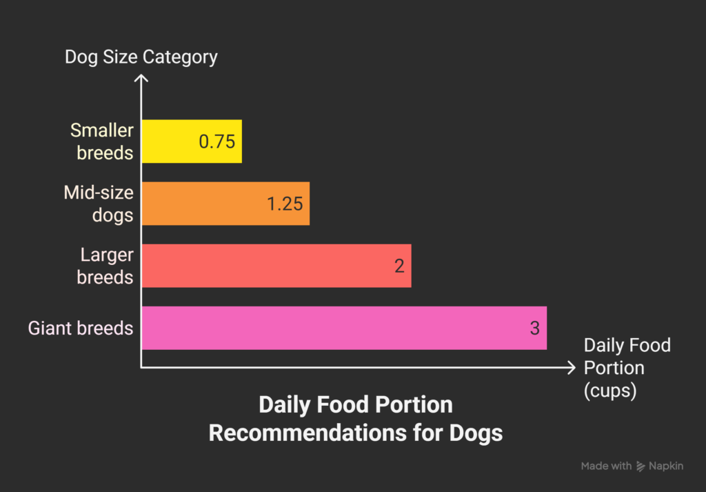 Daily Portion Recommendations by Size
