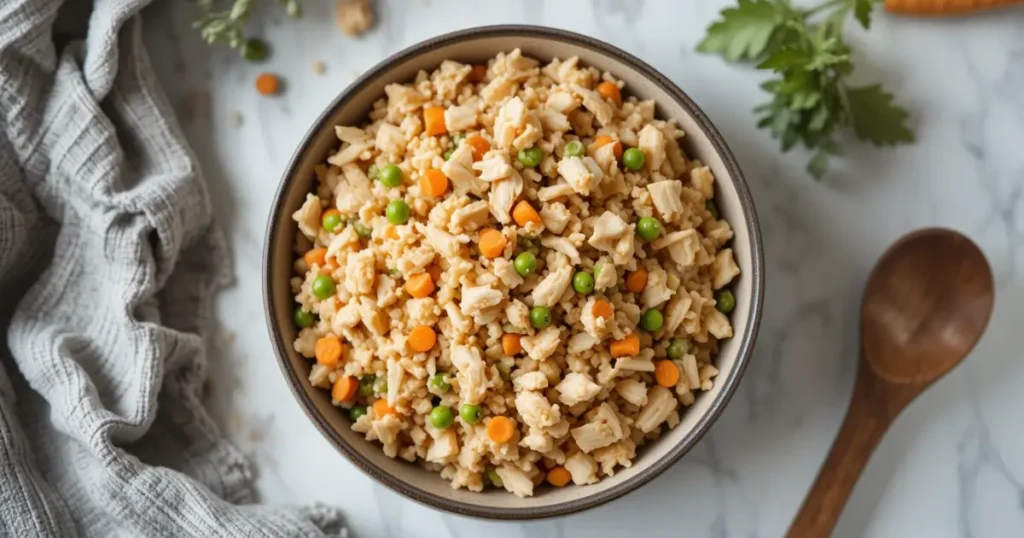 how to make chicken and rice for dogs