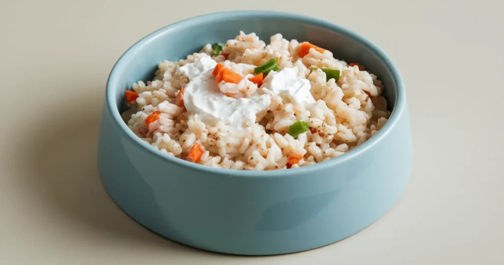 cottage cheese and rice for dogs