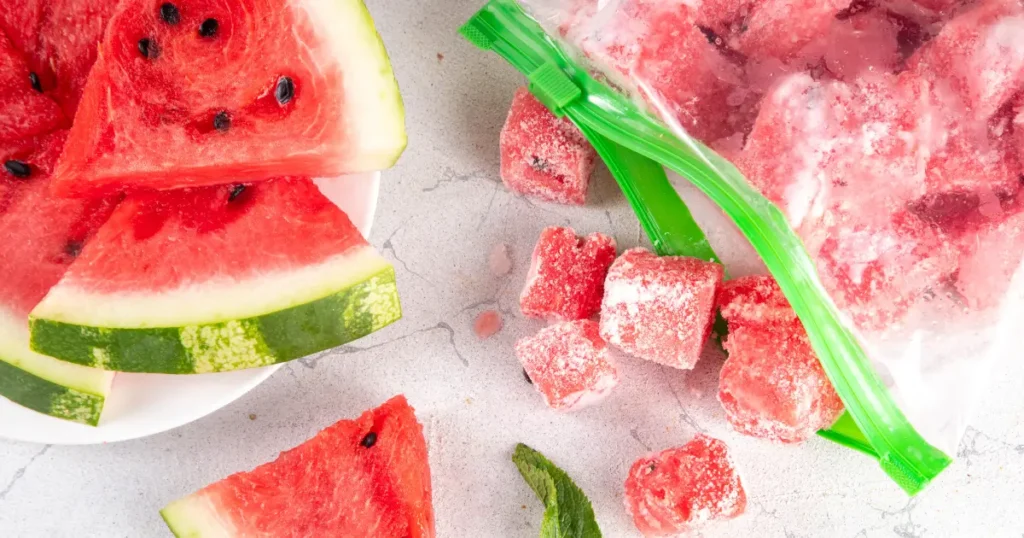 frozen watermelon for dogs