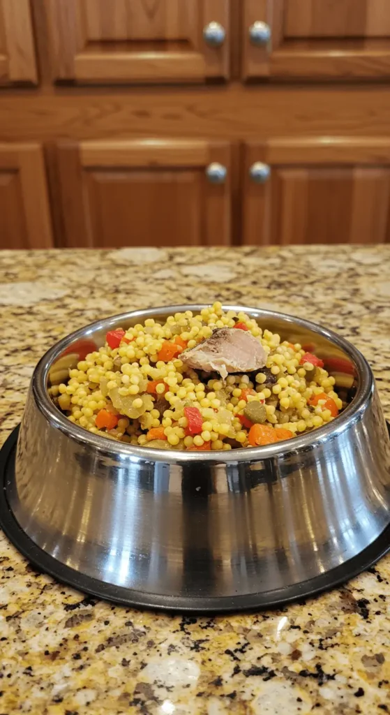 DIY mackerel dog food recipe