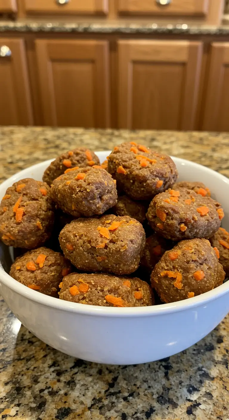 Beef and Carrot Nuggets: Perfect Homemade Dog Treats 40-Min