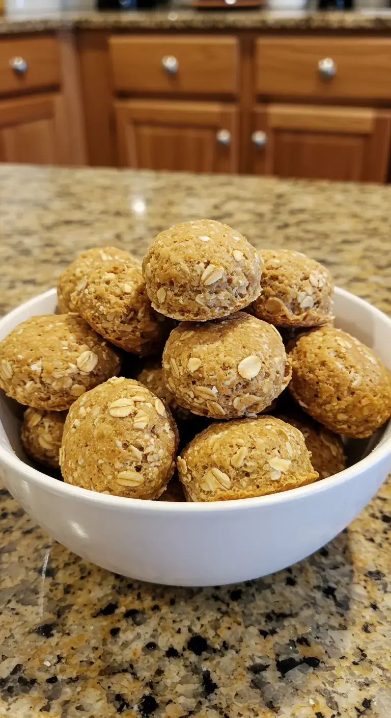 Oatmeal Treats for Dogs Easy Egg & Oat Soft Bites