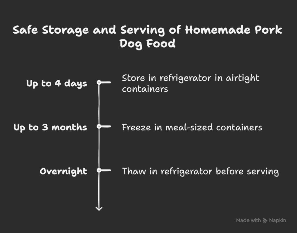 Storage and Serving Guidelines
