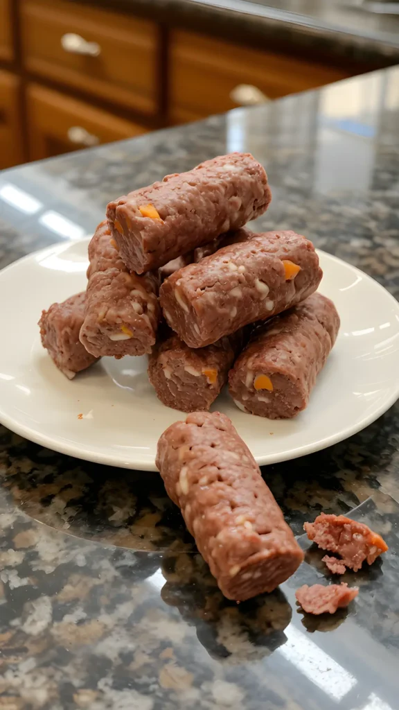 homemade meat dog biscuits