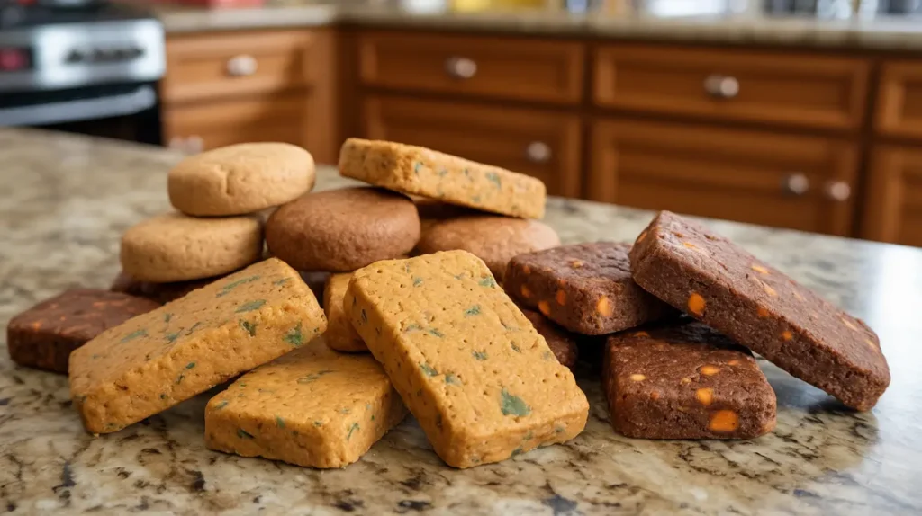 beef and vegetable dog cookies
