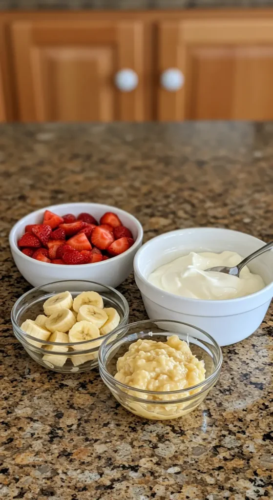 Easy 4-Ingredient Strawberry Dog Treats with Banana