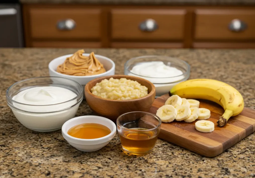 peanut butter banana dog treats